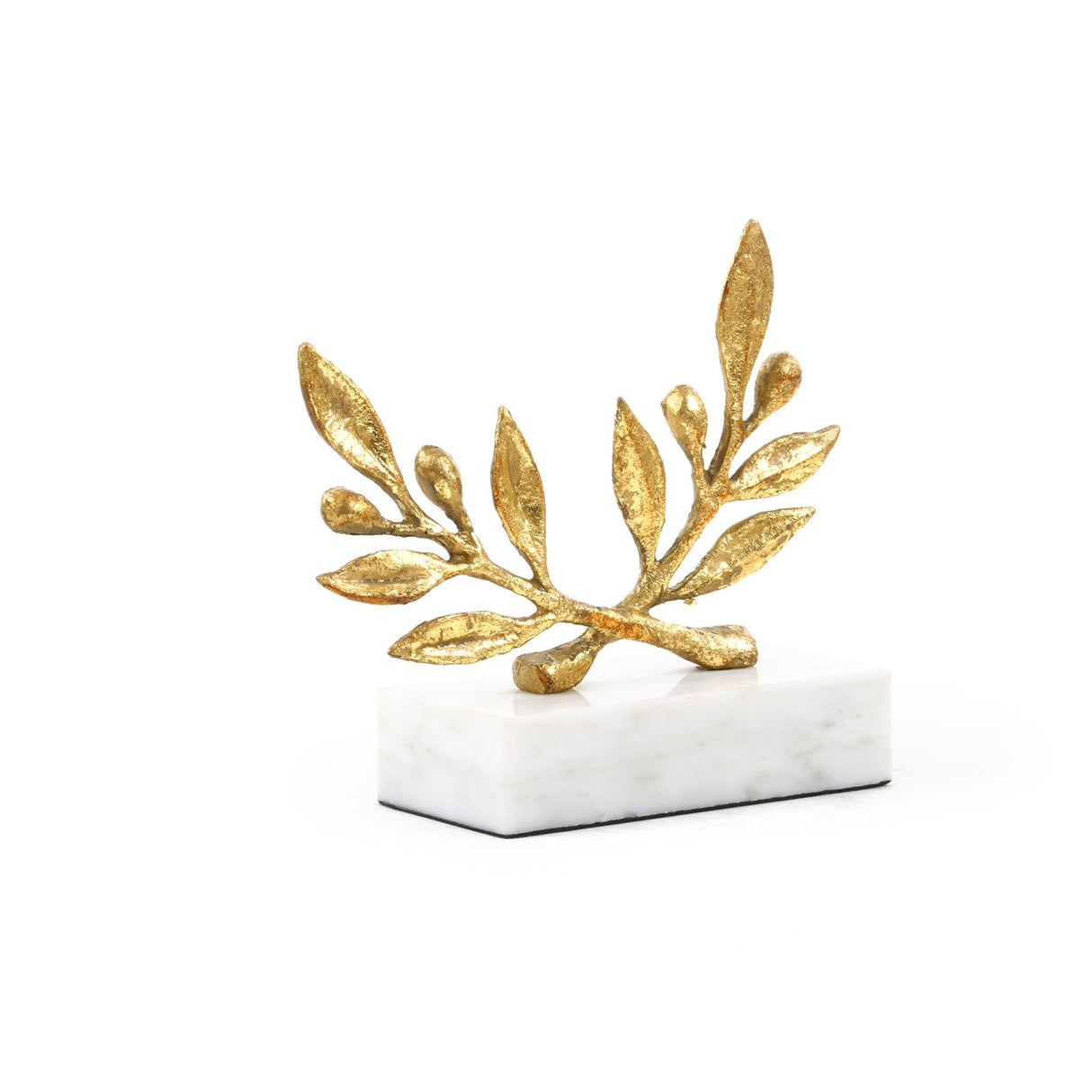 Villa & House Gold Leaf Olive Statue