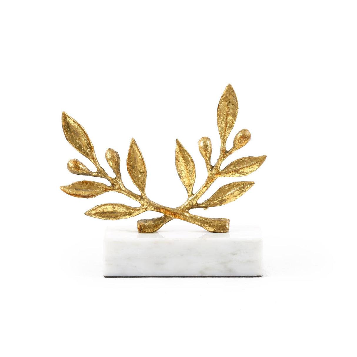 Villa & House Gold Leaf Olive Statue