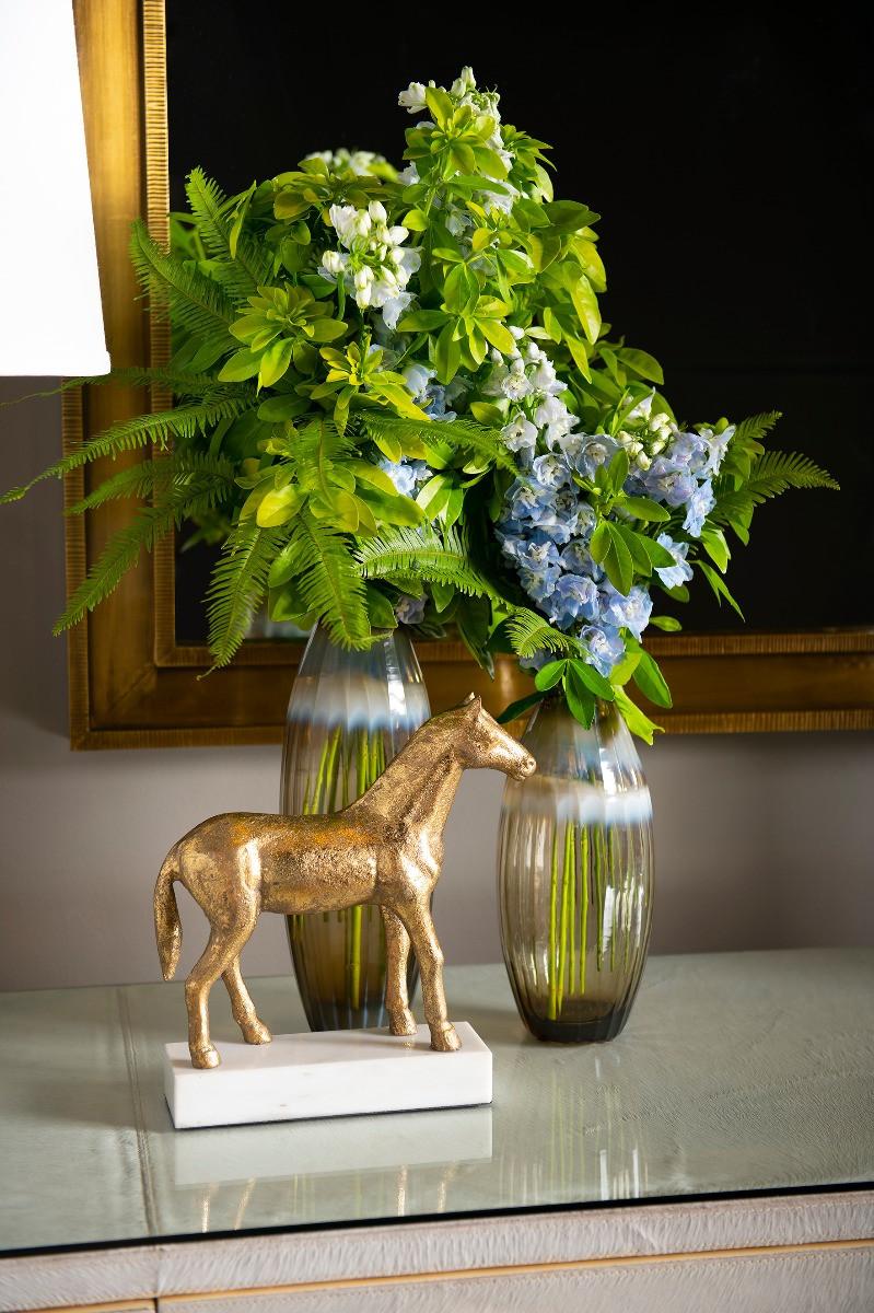 Villa & House Gold Leaf Palfrey Statue