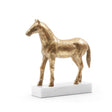 Villa & House Gold Leaf Palfrey Statue