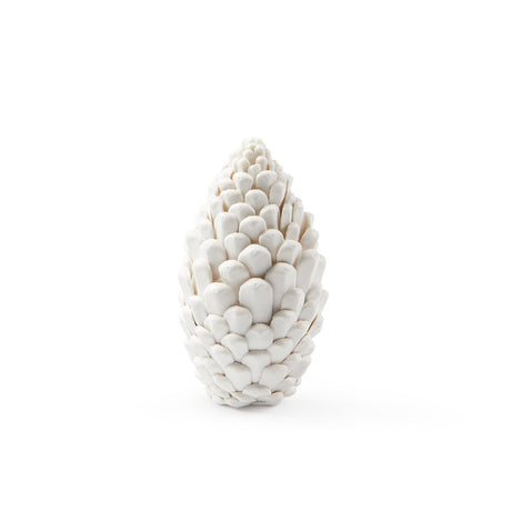 Villa & House Blanc de Chine Standing Pine Cone