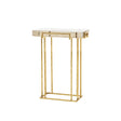 Villa & House Gold Leaf Prism Side Table