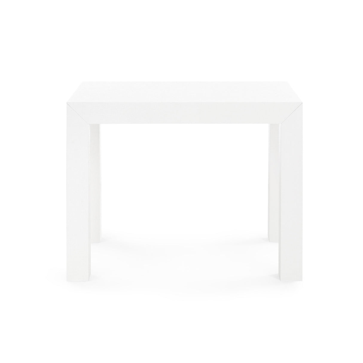 Villa & House Chiffon White Parsons Side Table