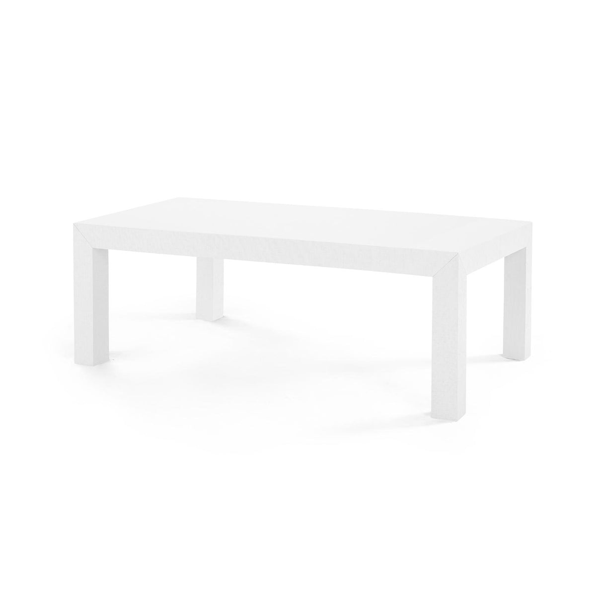Villa & House Chiffon White Parsons Coffee Table