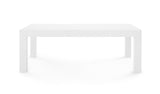 Villa & House Chiffon White Parsons Coffee Table