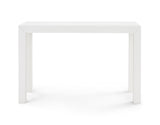 Villa & House Chiffon White Parsons Console Table