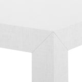 Villa & House Chiffon White Parsons Console Table