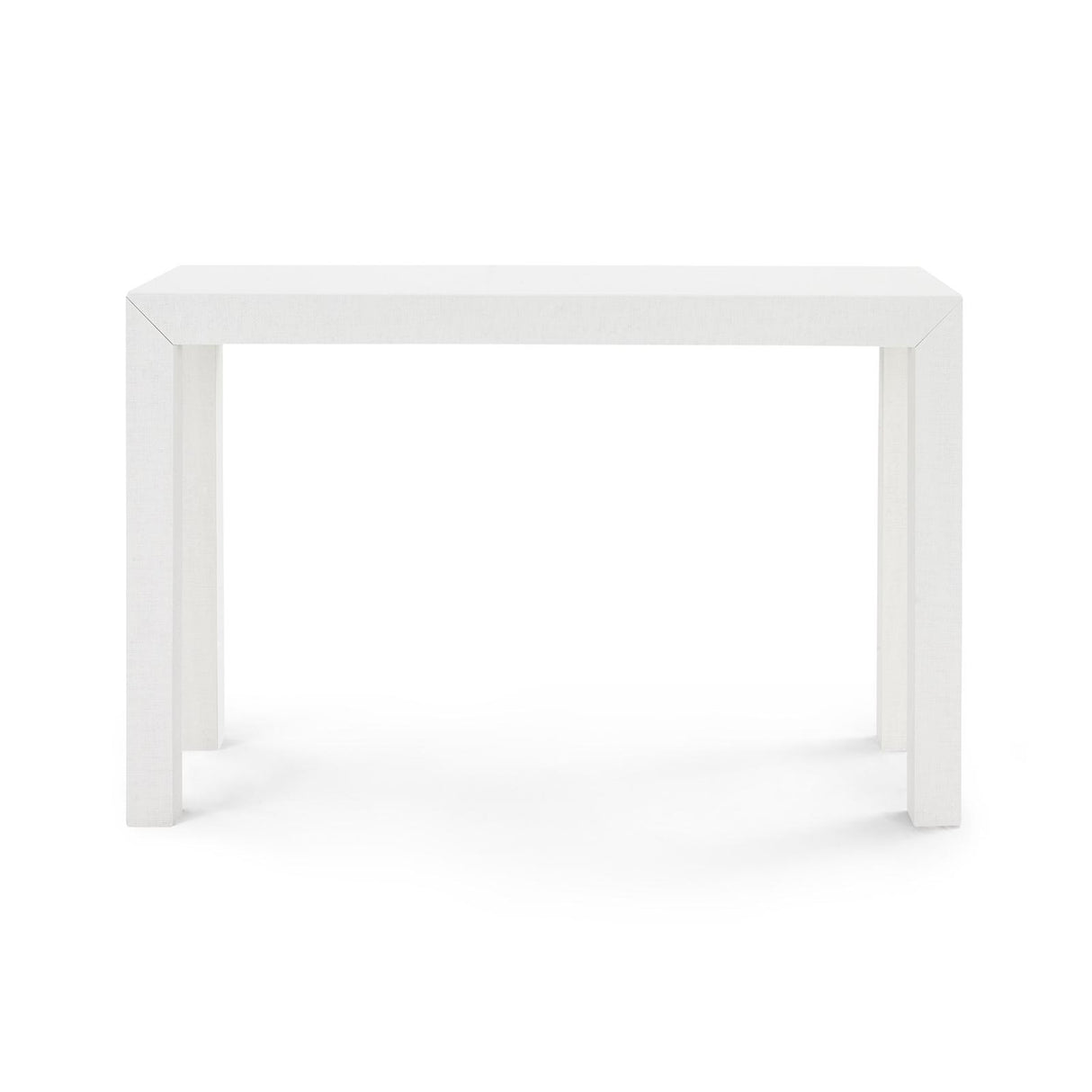 Villa & House Chiffon White Parsons Console Table