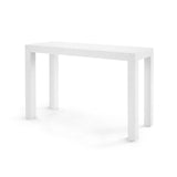 Villa & House Chiffon White Parsons Console Table