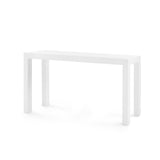 Villa & House Chiffon White Parsons Large Console