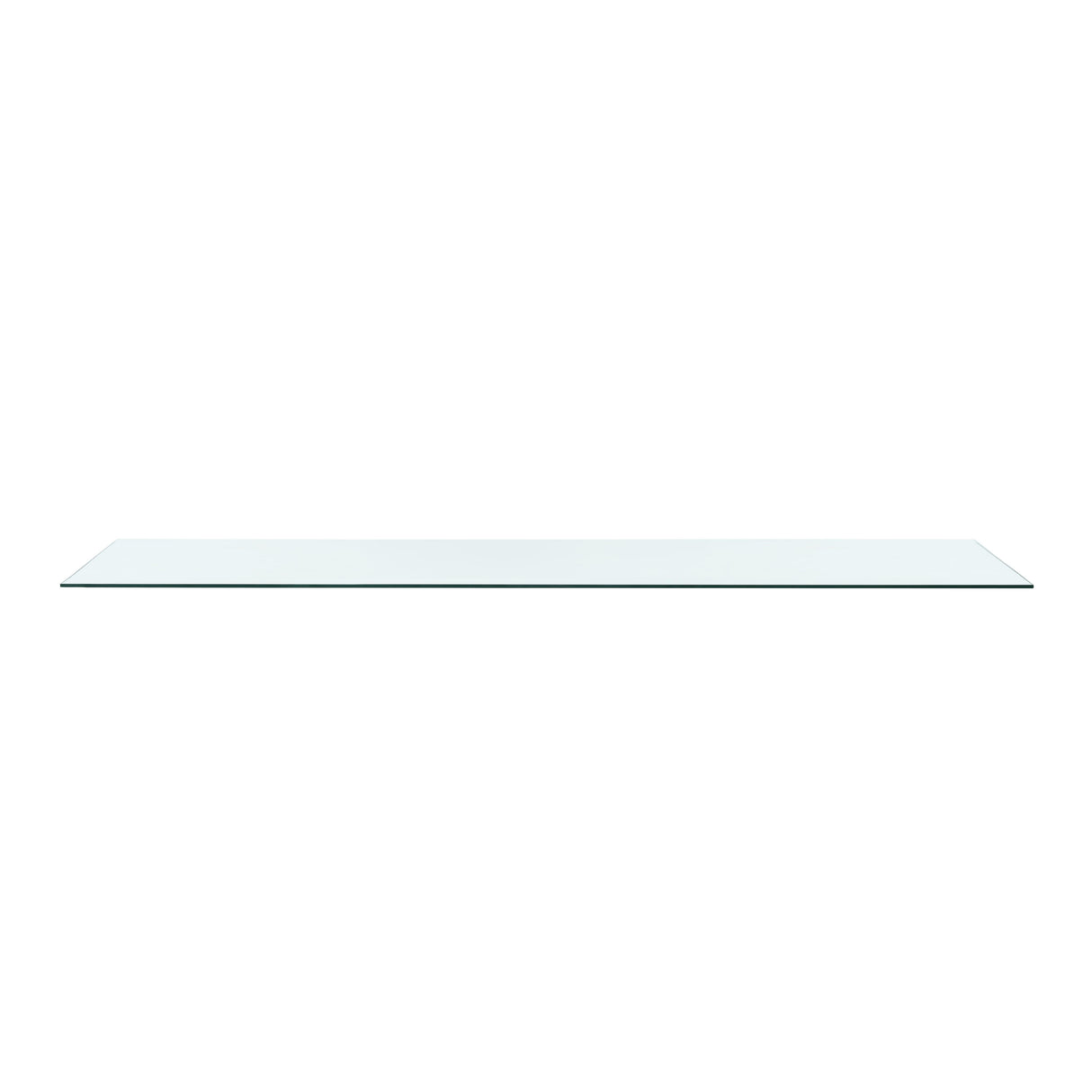 Villa & House Clear Parsons Large Console Glass Top