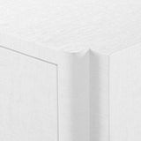Villa & House Chiffon White Pavel 3-Drawer Side Table