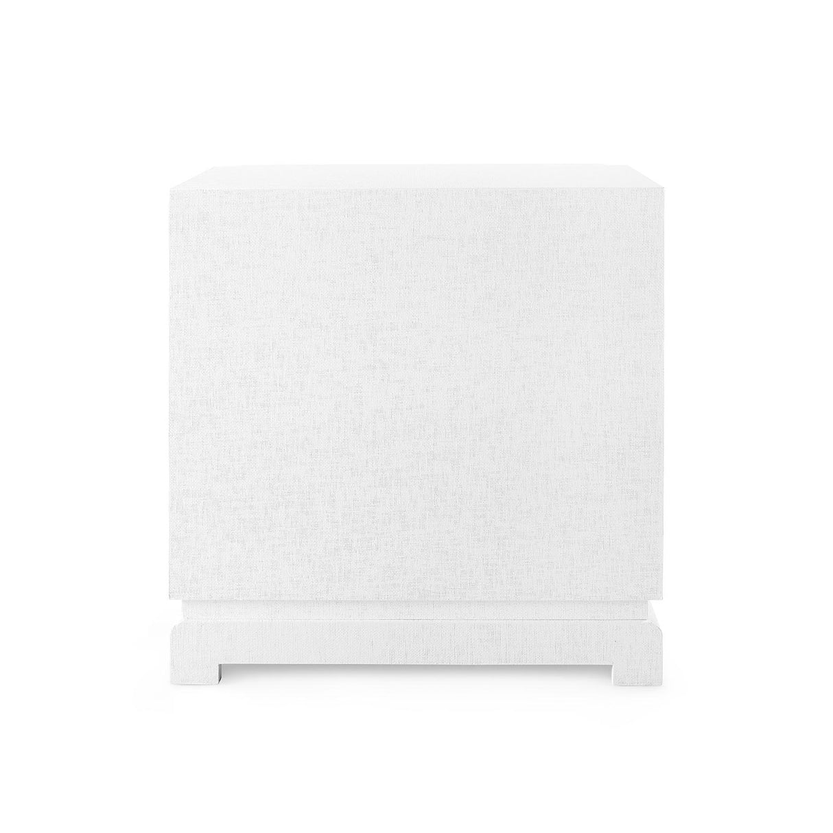 Villa & House Chiffon White Pavel 3-Drawer Side Table
