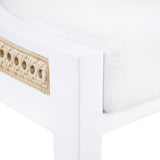 Villa & House Eggshell White Raleigh Armchair