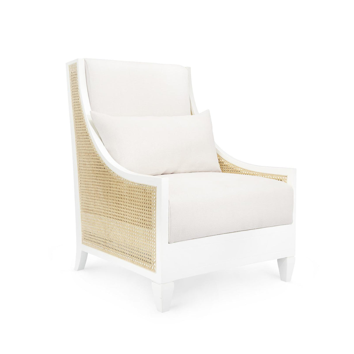 Villa & House Eggshell White Raleigh Club Chair