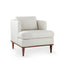 Villa & House Kingston Warm White Rhoe Club Chair,Kingston Warm White,Dune Finish