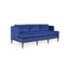 Villa & House Halston Navy Rhoe Sofa,Halston Navy,Sable Finish