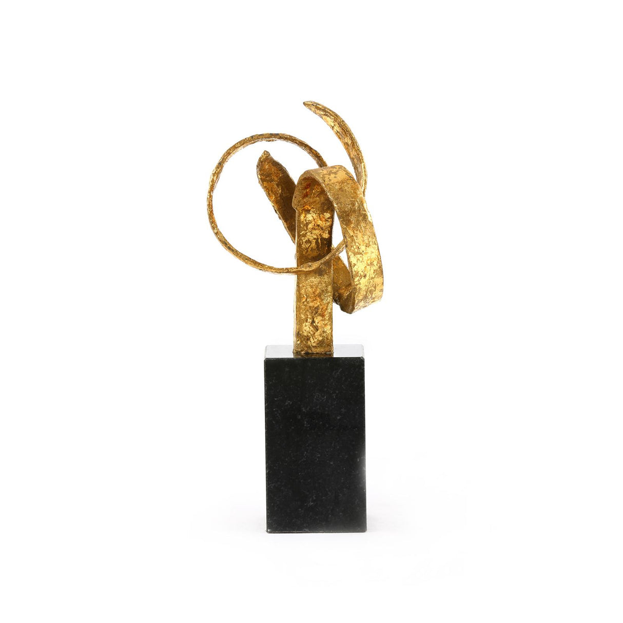 Villa & House Gold Leaf Ribbon Statue