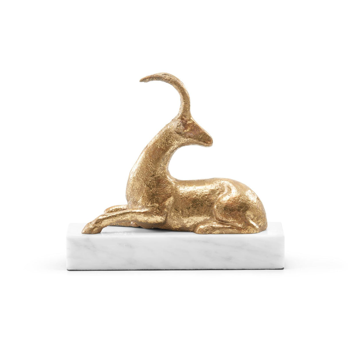 Villa & House Gold Leaf Saiga Statue