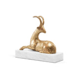 Villa & House Gold Leaf Saiga Statue