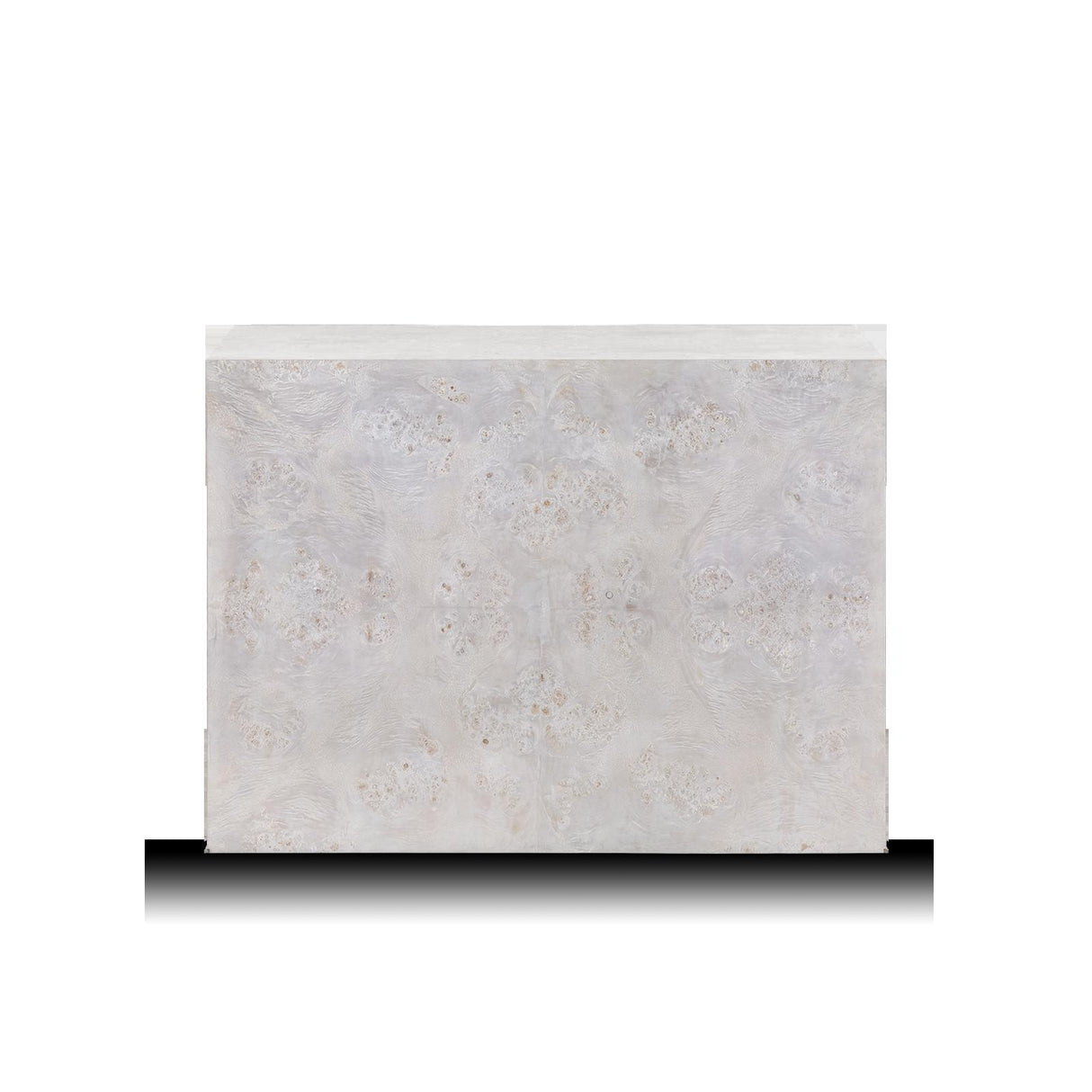 Villa & House Light Gray Burl Sloane 1-Drawer Side Table