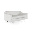 Villa & House Kingston Warm White Sinclair Loveseat,Kingston Warm White,Sable Finish