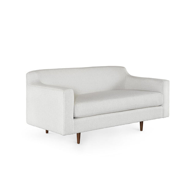 Villa & House Kingston Warm White Sinclair Loveseat,Kingston Warm White,Fruitwood Finish
