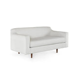 Villa & House Kingston Warm White Sinclair Loveseat,Kingston Warm White,Almond Finish