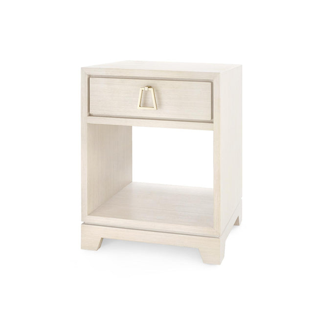 Villa & House Blanched Oak Stanford 1-Drawer Side Table