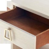 Villa & House Blanched Oak Stanford 1-Drawer Side Table