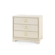 Villa & House Blanched Oak Stanford 3-Drawer Side Table