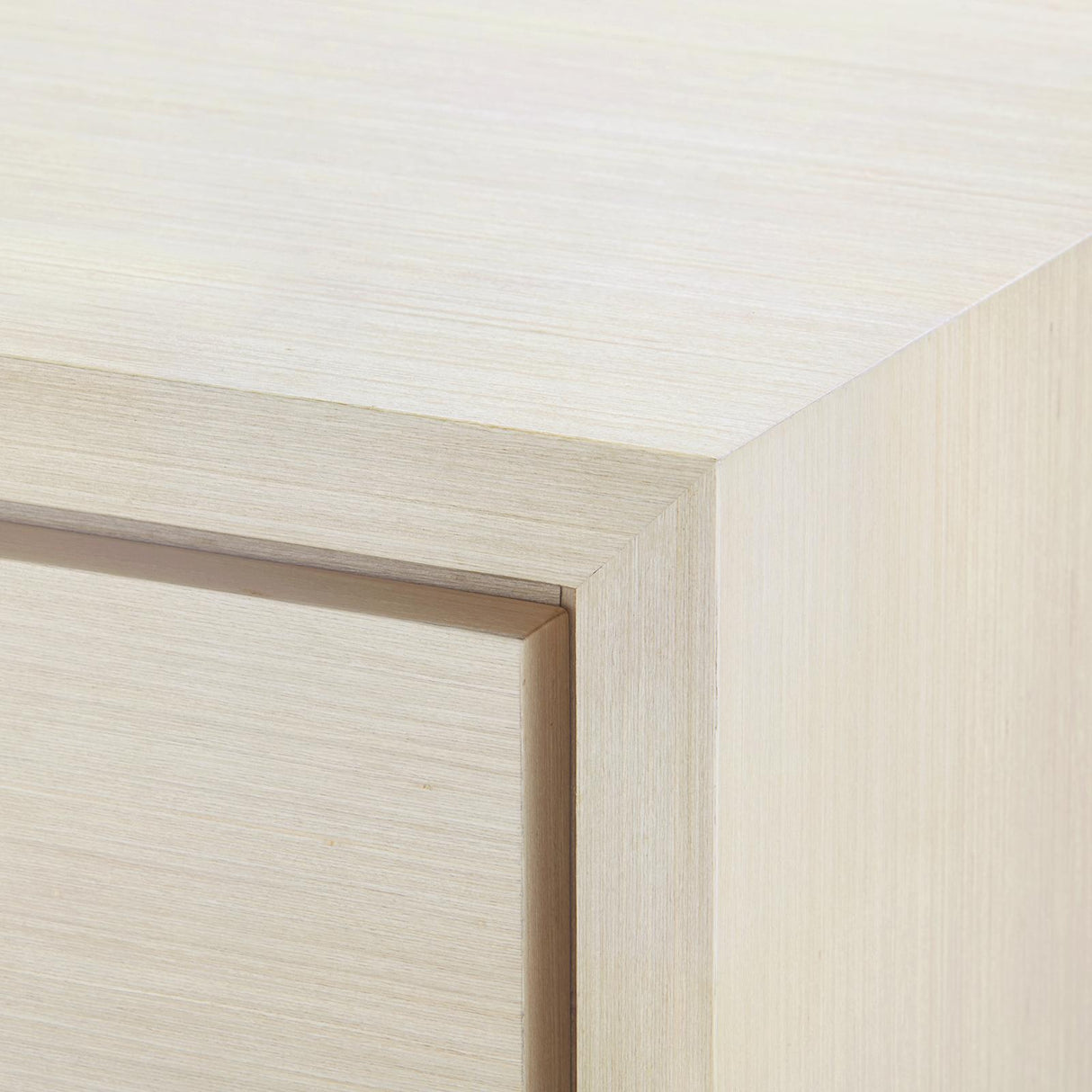 Villa & House Blanched Oak Stanford 3-Drawer Side Table