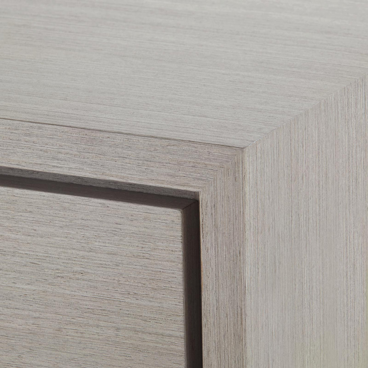 Villa & House Taupe Gray Stanford 3-Drawer Side Table
