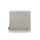 Villa & House Taupe Gray Stanford 3-Drawer Side Table