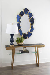 Villa & House Navy Blue Tao Lamp Without Shade