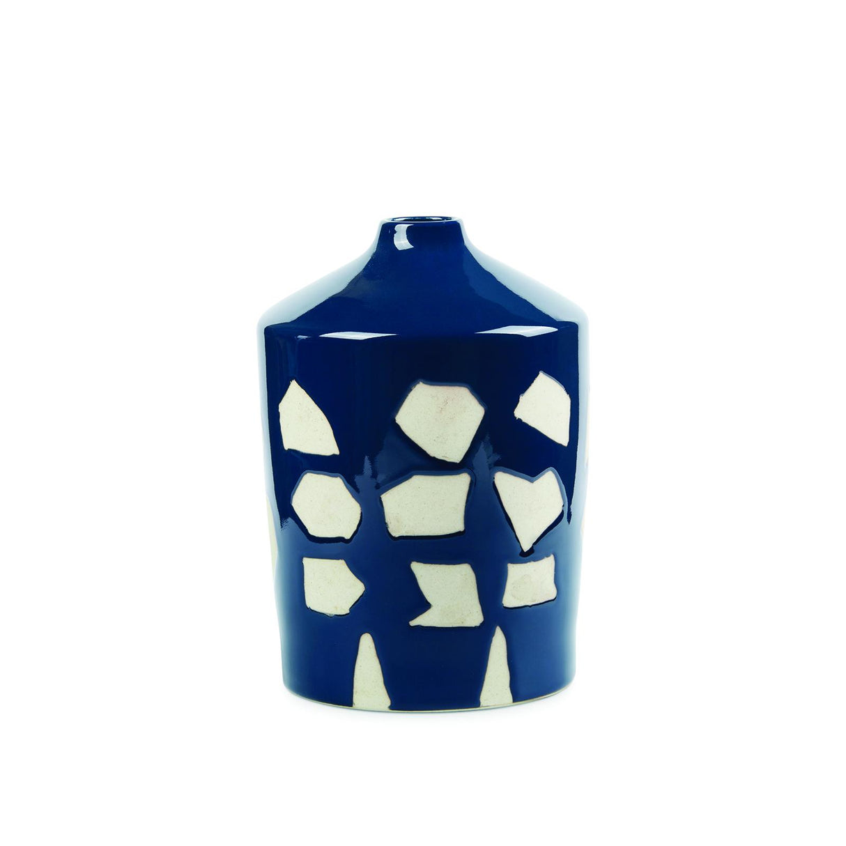Villa & House Deep Blue and White Taylor Vase