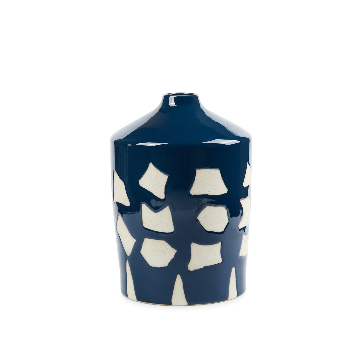 Villa & House Deep Blue and White Taylor Vase