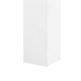 Villa & House Chiffon White Valentina Grasscloth Game Table