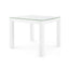 Villa & House Chiffon White Valentina Grasscloth Game Table