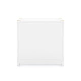 Villa & House Gloss White Victoria 3-Drawer Side Table