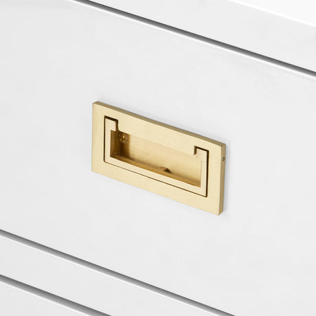 Villa & House Gloss White Victoria 3-Drawer Side Table