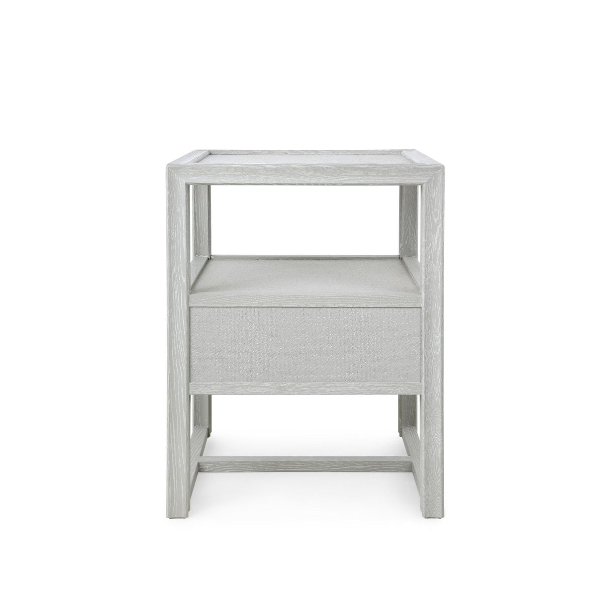 Villa & House Soft Gray Vivian 1-Drawer Side Table
