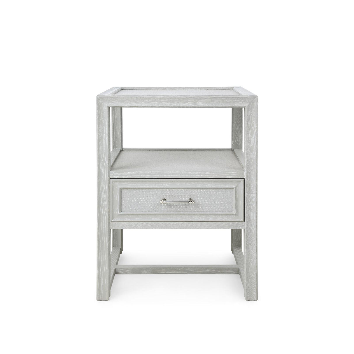 Villa & House Soft Gray Vivian 1-Drawer Side Table