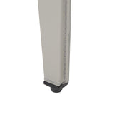 Villa & House Gray Leather Winston Stool