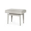 Villa & House Gray Leather Winston Stool