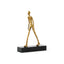 Villa & House Gold Leaf Walking Man Statue