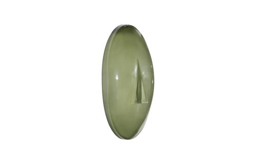 Phillips Collection Oval Cycladic Wall Art Green Accent