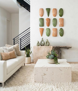 Phillips Collection Classic Concave Cycladic Wall Art Brown Accent