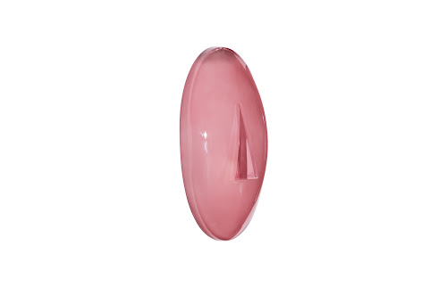 Phillips Collection Oval Cycladic Wall Art Pink Accent