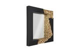 Phillips Collection Mercury , Square, Black, Gold Leaf Black Mirror